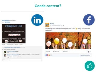Goede content?
 