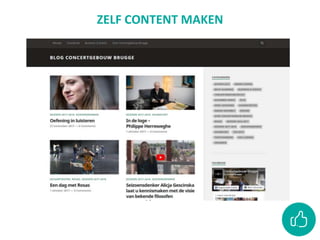 ZELF CONTENT MAKEN
 
