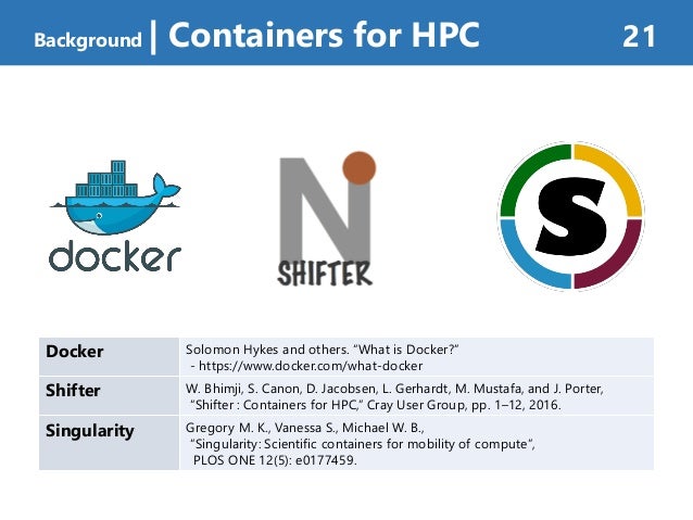 Journal Seminar Is Singularity Based Container Technology Ready For