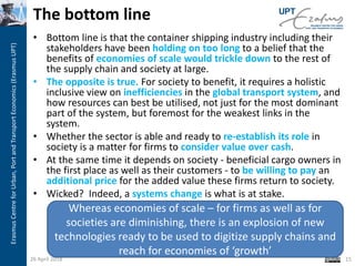 Societal implications of economies of scale in liner shipping by ...