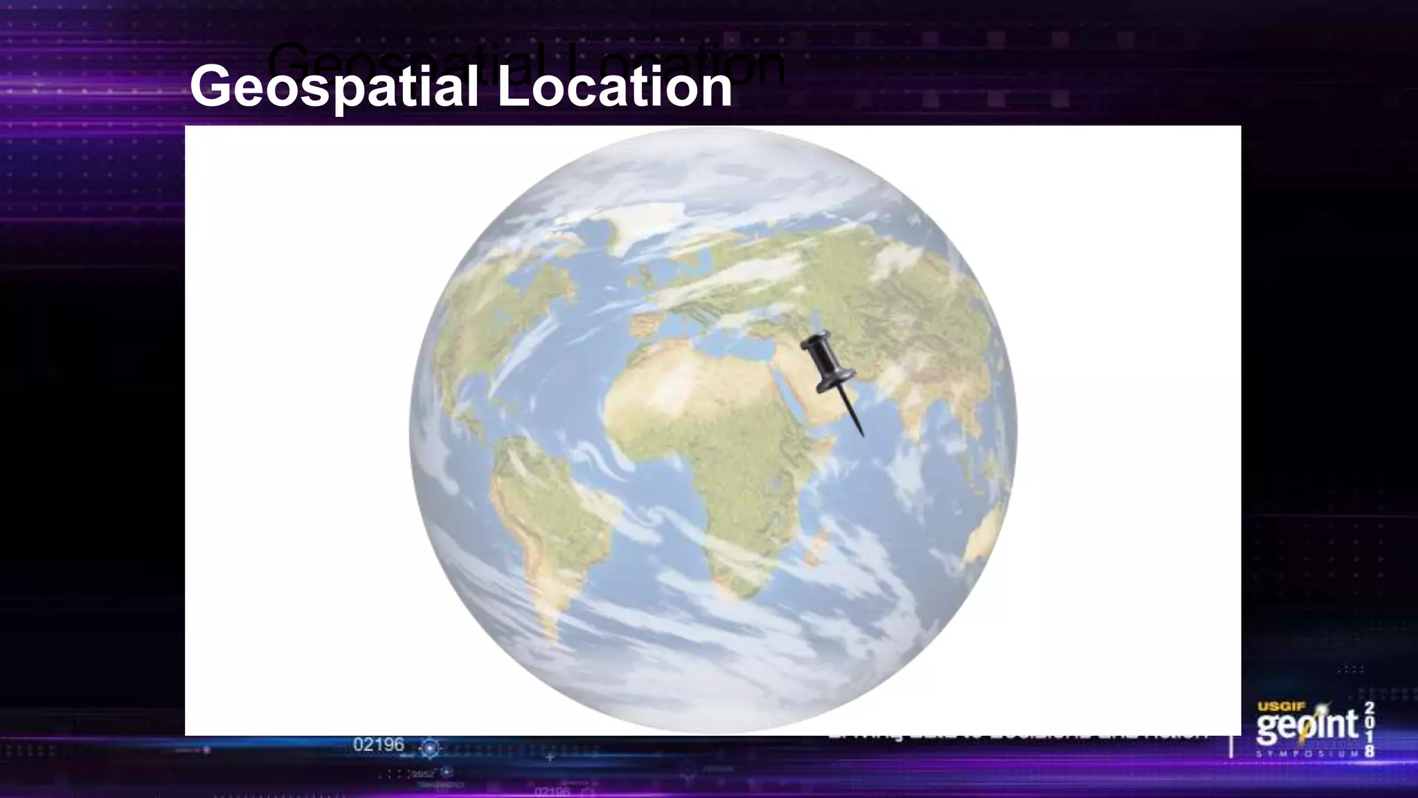 Geospatial LocationGeospatial Location
 