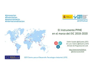 20180424 Instrumento PYME en el entorno del EIC