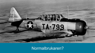 Normalpilot RAF
Tilsyn for universell utforming av IKT
U.S: National archives
 