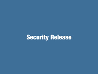Security Release
 