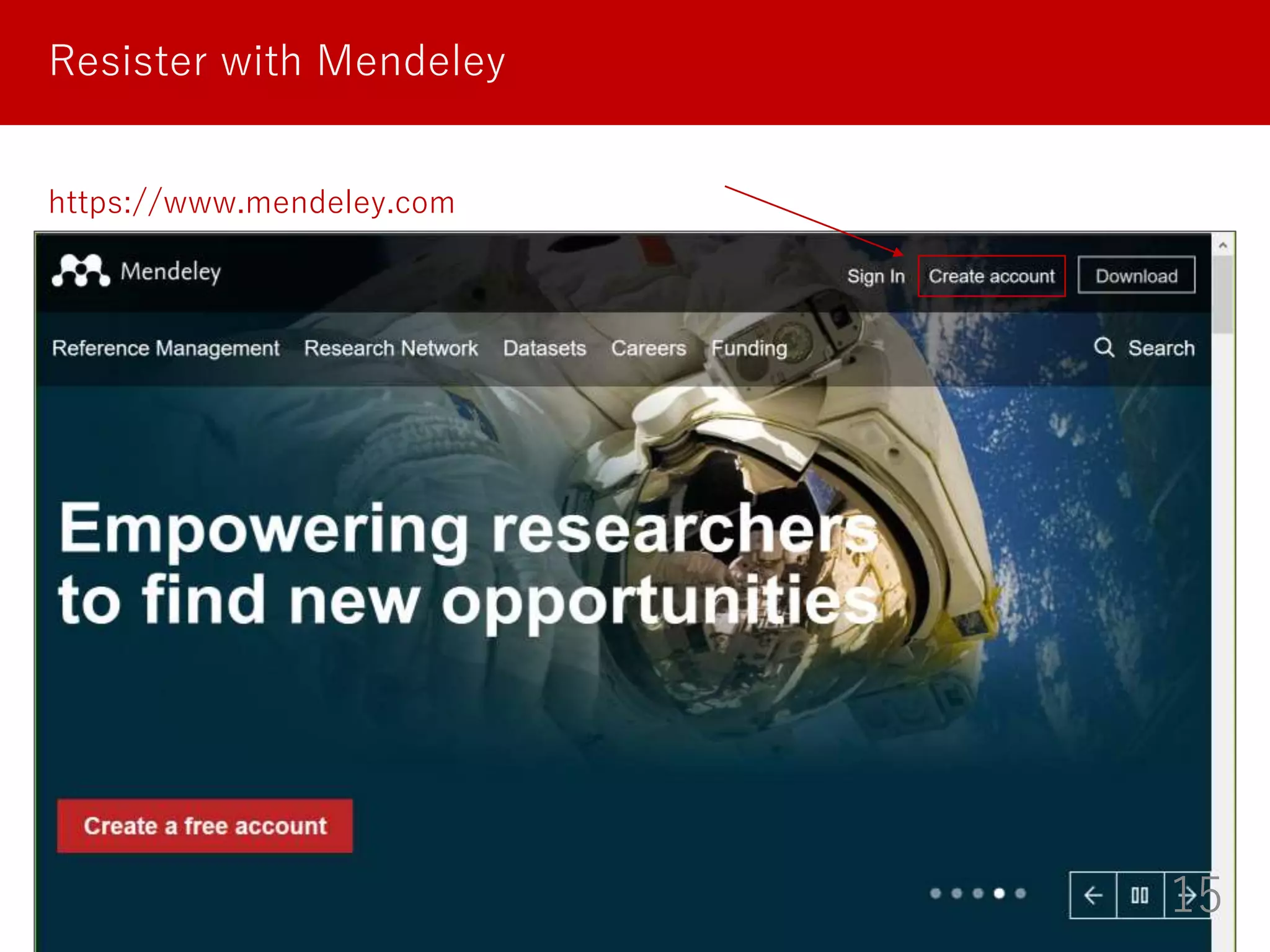 15
Resister with Mendeley
https://www.mendeley.com
 