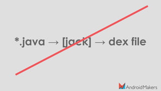 *.java → [jack] → dex file
 