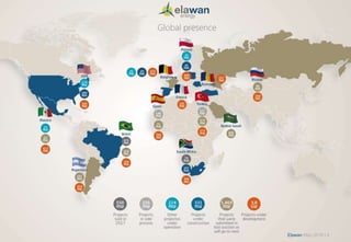 Elawan May 2018 | 4
Global presence
 