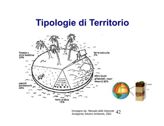 42Immagine da: Manuale delle Impronte
Ecologiche, Edizioni Ambiente, 2002
Tipologie di Territorio
 