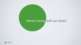 Copyright © Gaspar NagyCopyright © Gaspar Nagy
What’s wrong with our tests?
 
