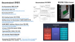 Decentraland 소개 | PPT