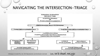 NAVIGATING THE INTERSECTION-TRIAGE
©Dialogue In Growth Pty. Ltd. 2018 Reproduction and distribution restricted 13Lee, SM & Olesen, NW 2001
 