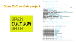 Open Cultuur Data project
 