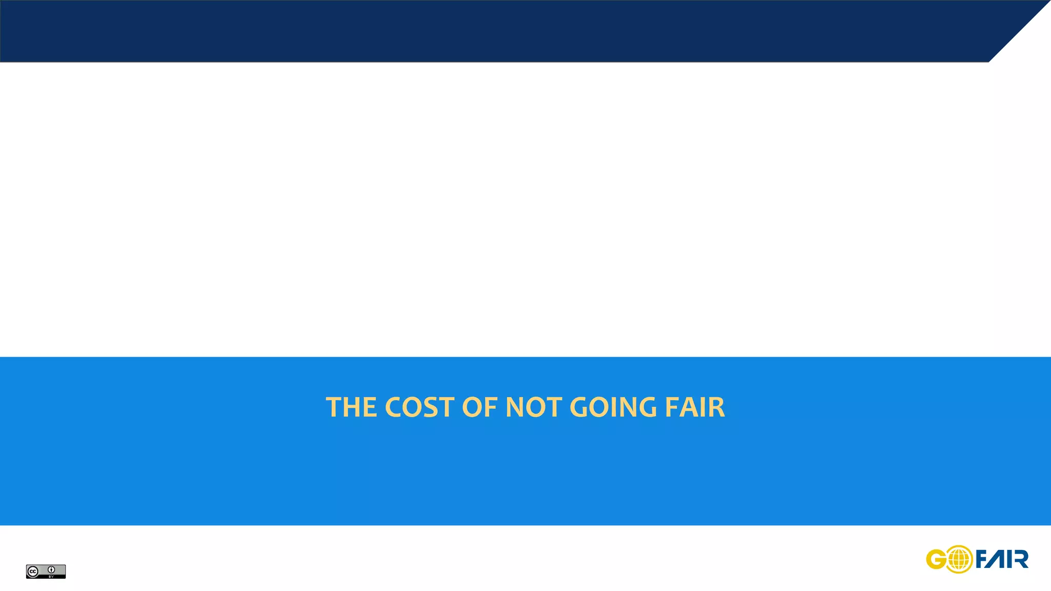 THE COST OF NOT GOING FAIR
 