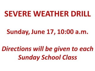 06/03/18 Announcements