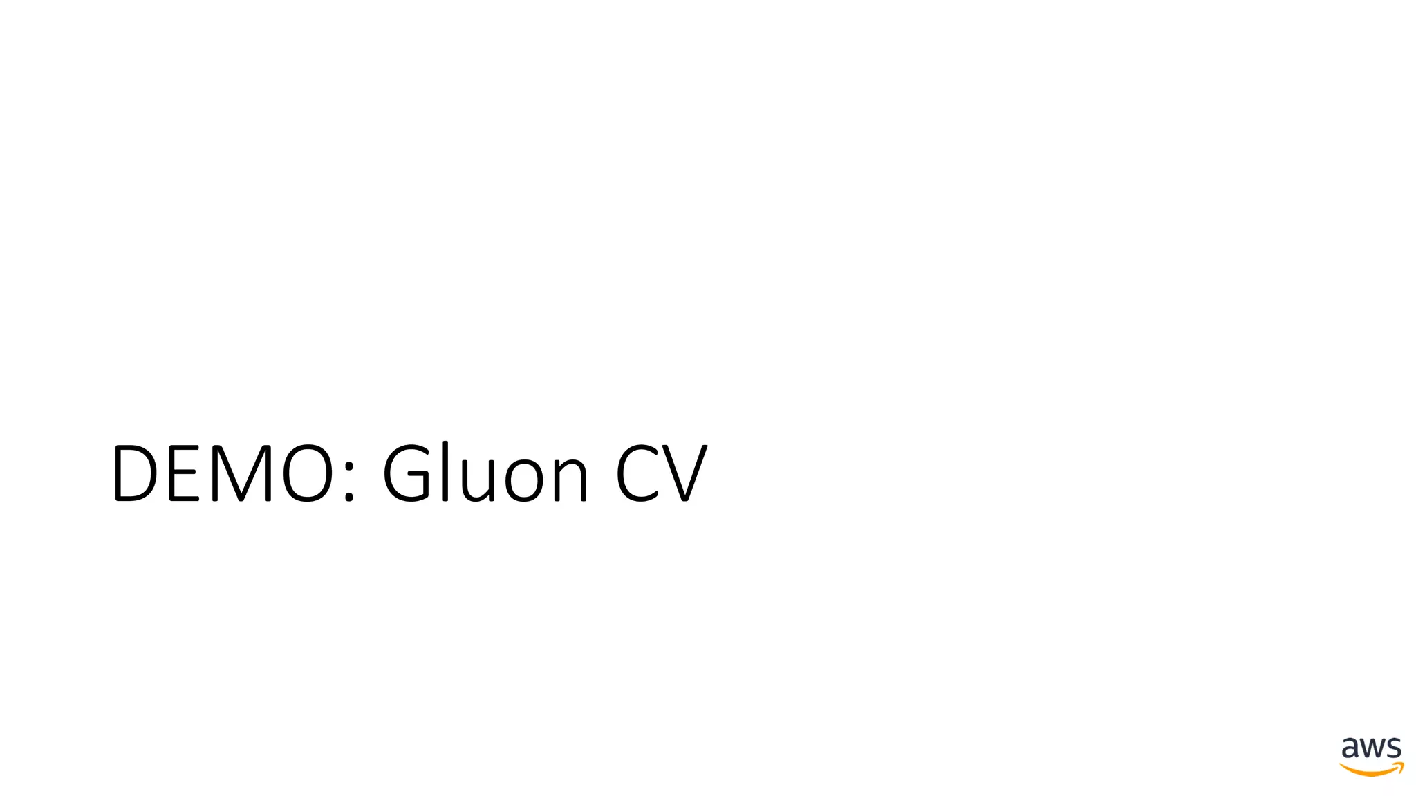 DEMO: Gluon CV
 