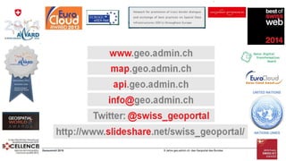 8 Jahre geo.admin.ch: das Geoportal des BundesGeosummit 2018
 