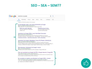 SEO – SEA – SEM??
 
