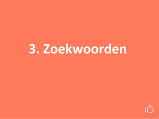 3. Zoekwoorden
 