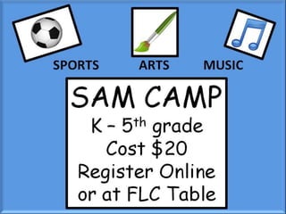 RHBC 6/10/18 Announcements