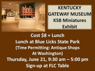 RHBC 6/10/18 Announcements