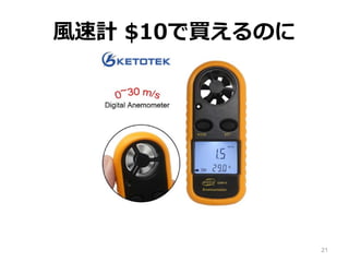21
風速計 $10で買えるのに
 