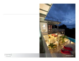[SPG]
a r c h i t e c t s
courtyard at dusk
 