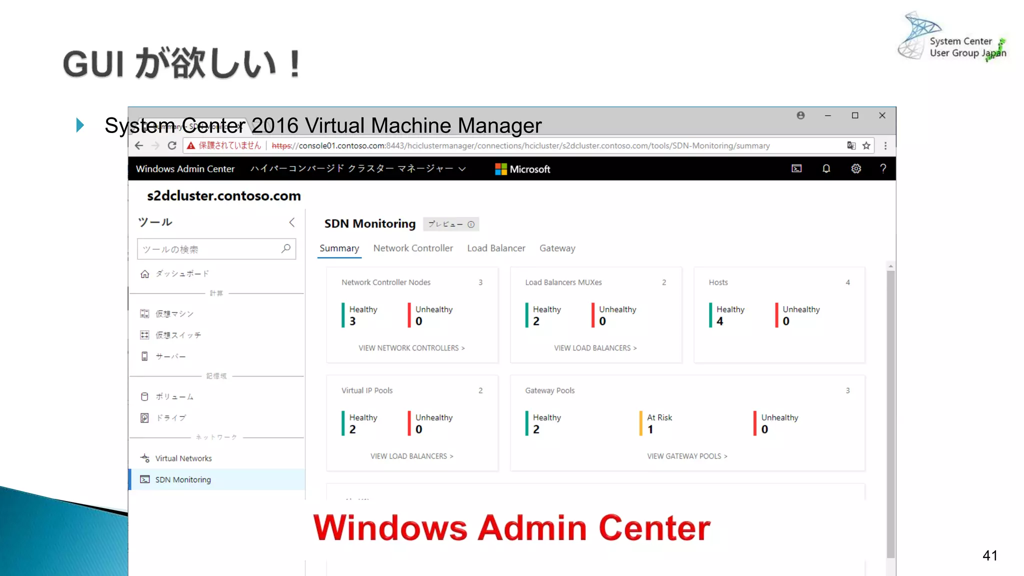 41
 System Center 2016 Virtual Machine Manager
 