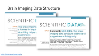 Brain Imaging Data Structure
http://bids.neuroimaging.io
 