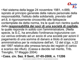 Sanzioni e L. 689/1981 - 15 novembre 2018