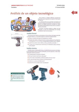UNIDAD DIDÁCTICA 5 ELECTRICIDAD TECNOLOGÍA
Cantabria 3º Curso de ESO
68
 
 