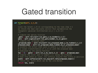 Gated transition
 