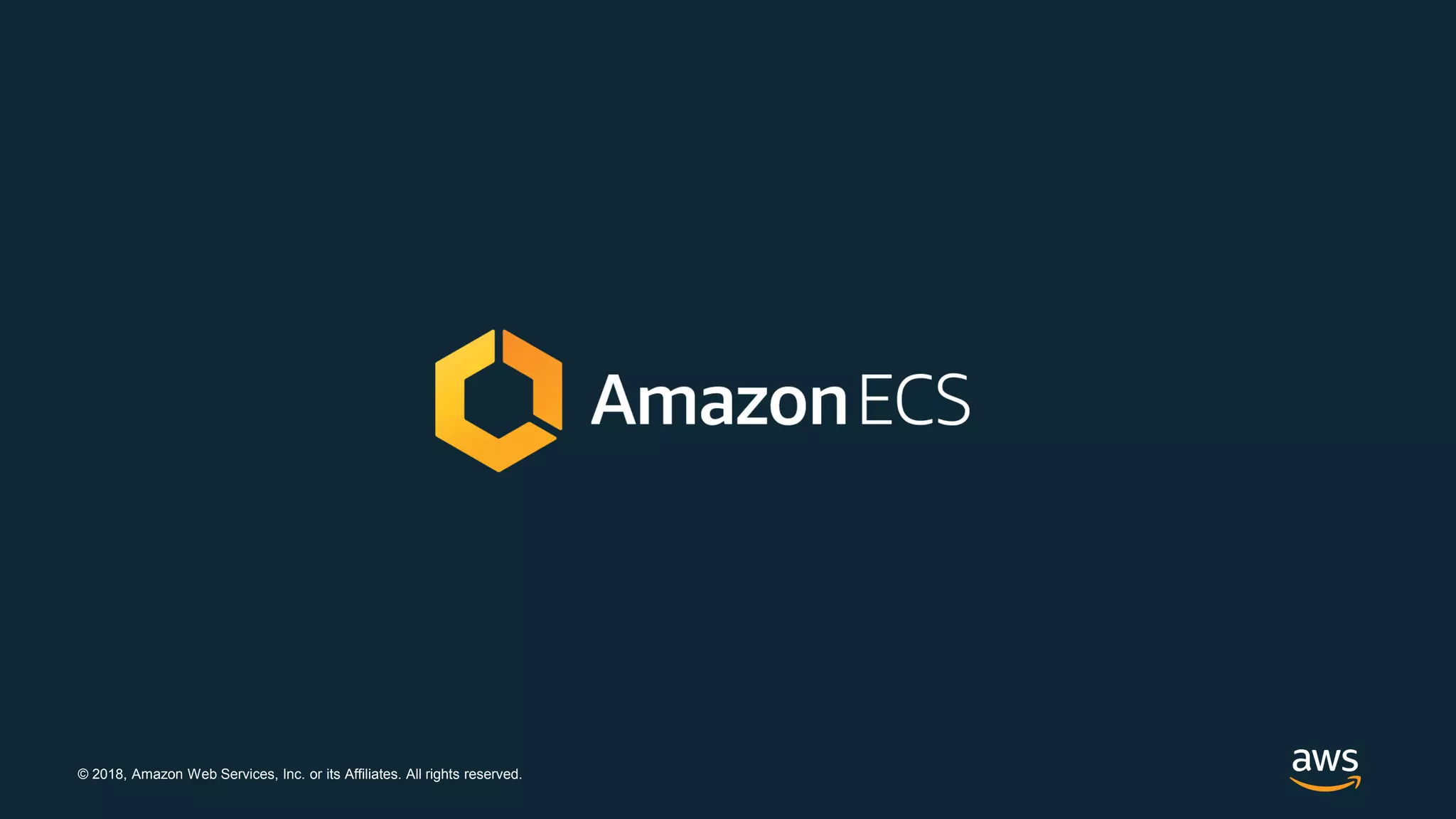 © 2018, Amazon Web Services, Inc. or its Affiliates. All rights reserved.
 