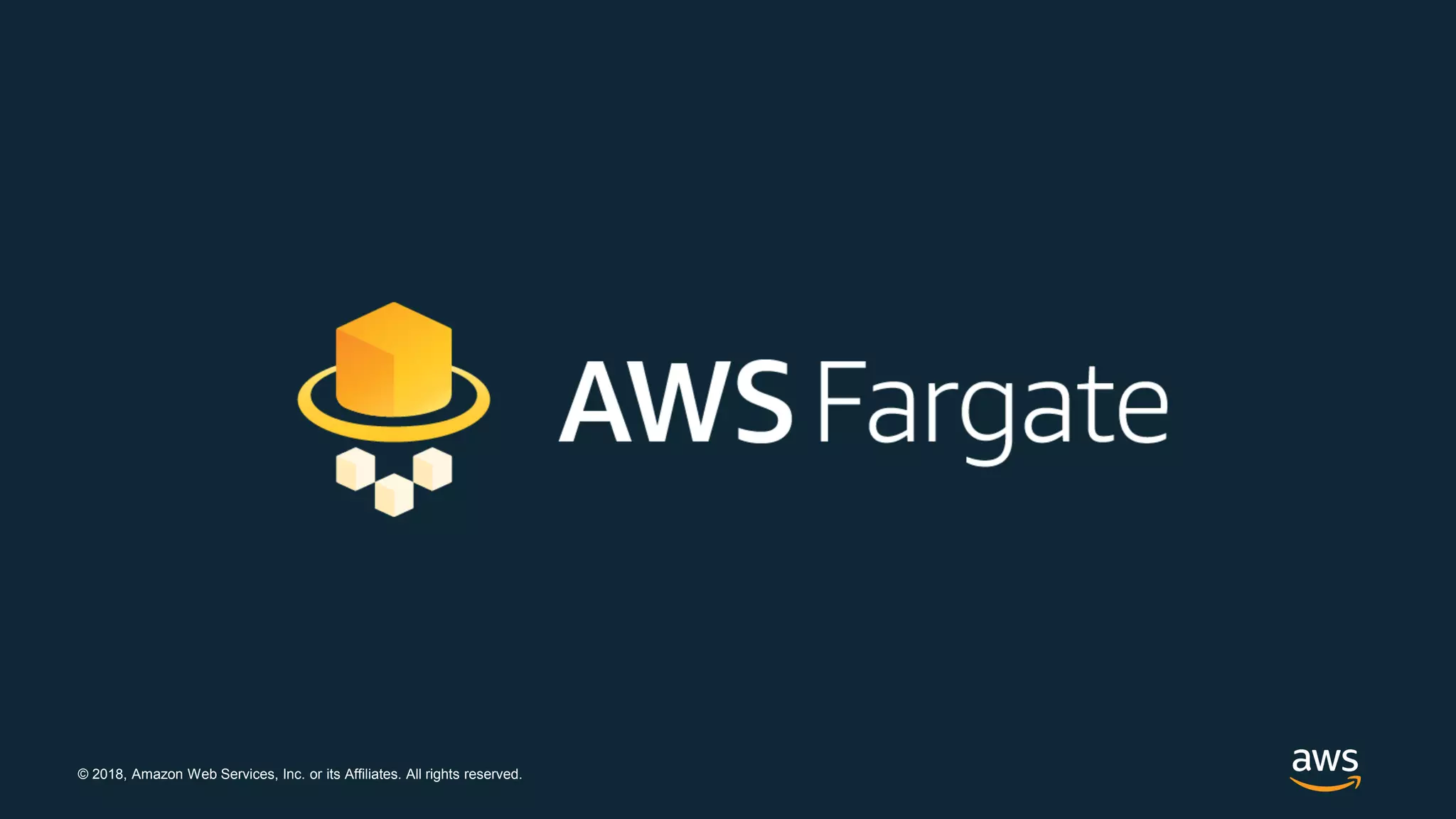 © 2018, Amazon Web Services, Inc. or its Affiliates. All rights reserved.
 