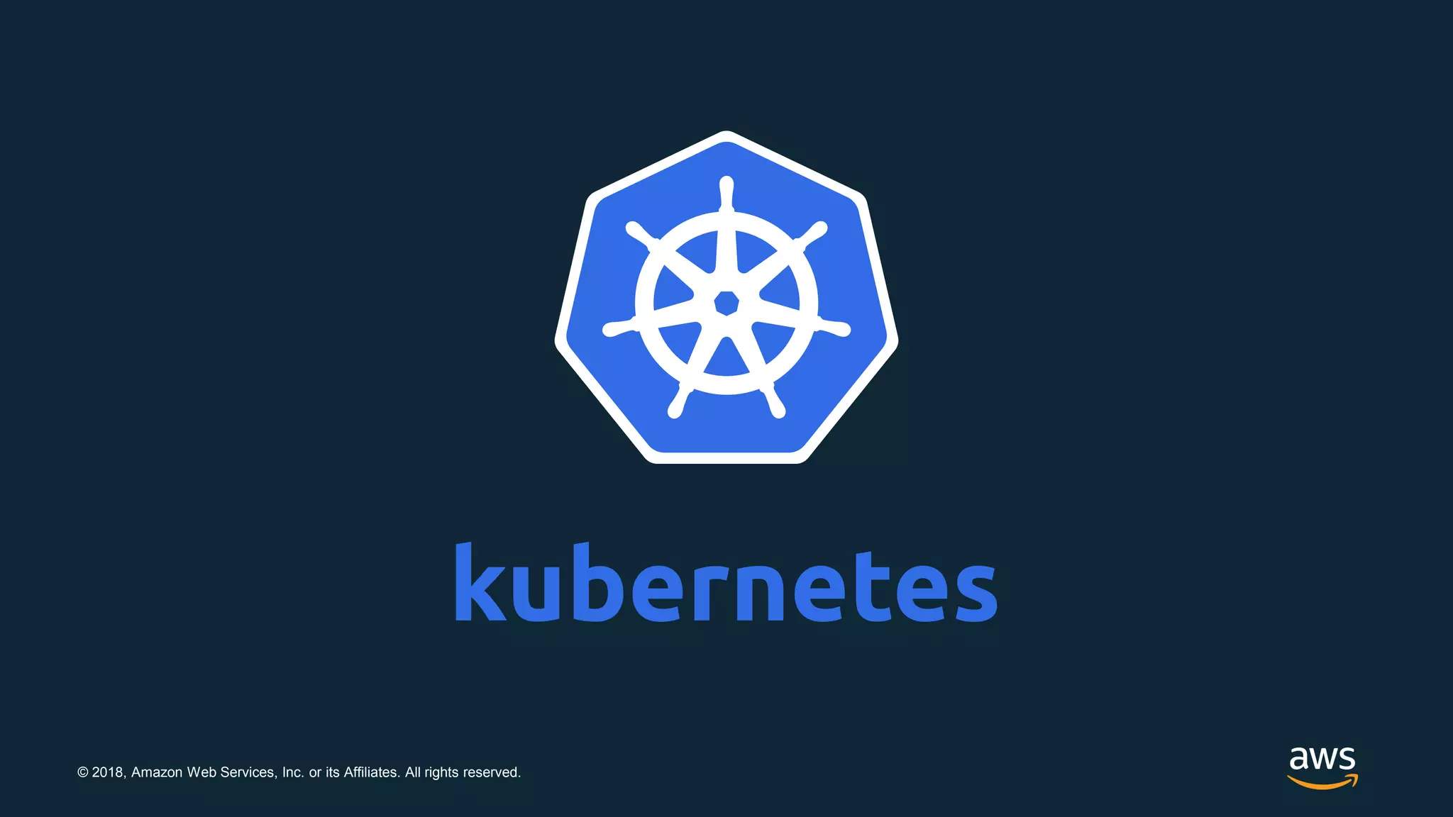 © 2018, Amazon Web Services, Inc. or its Affiliates. All rights reserved.
 