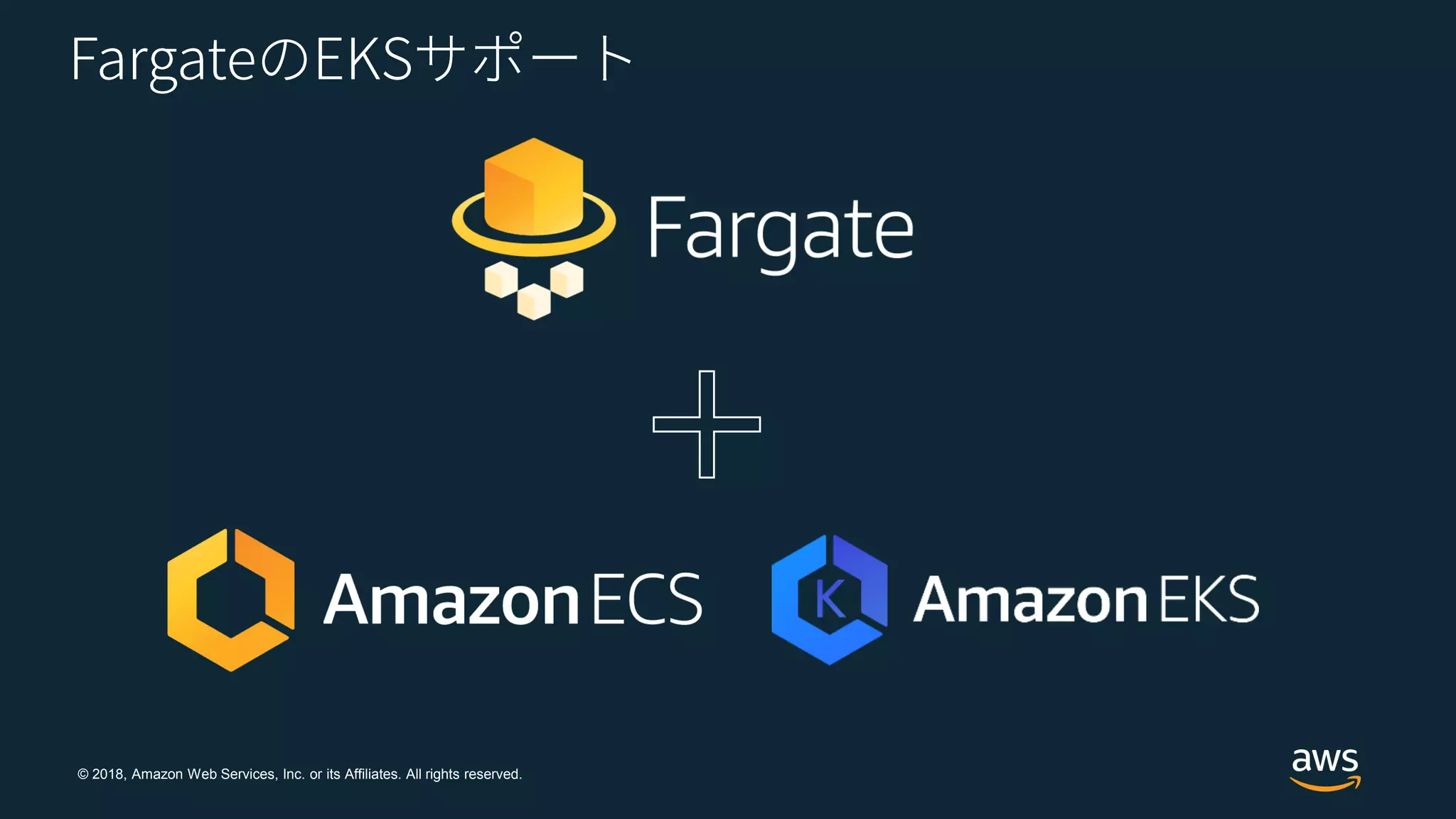 © 2018, Amazon Web Services, Inc. or its Affiliates. All rights reserved.
 