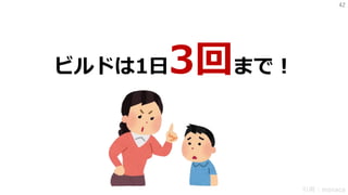 42
引用：monaca
ビルドは1日3回まで！
 