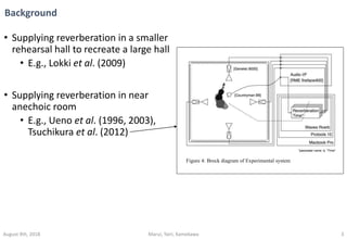 Comparison Of Microphone Distances For Real Time Reverberation Enhanc