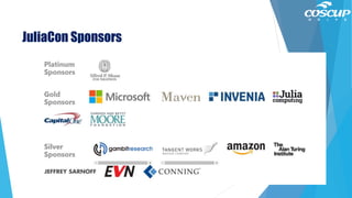 JuliaCon Sponsors
141
 
