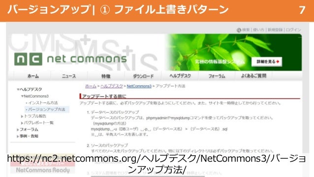 Netcommons3の困った事あるあるの対応方法 Netcommons3不具合の報告 確認方法 Netcommons3の困った事あるあるの対応方法 Netcommons3不具合の報告 確認方法