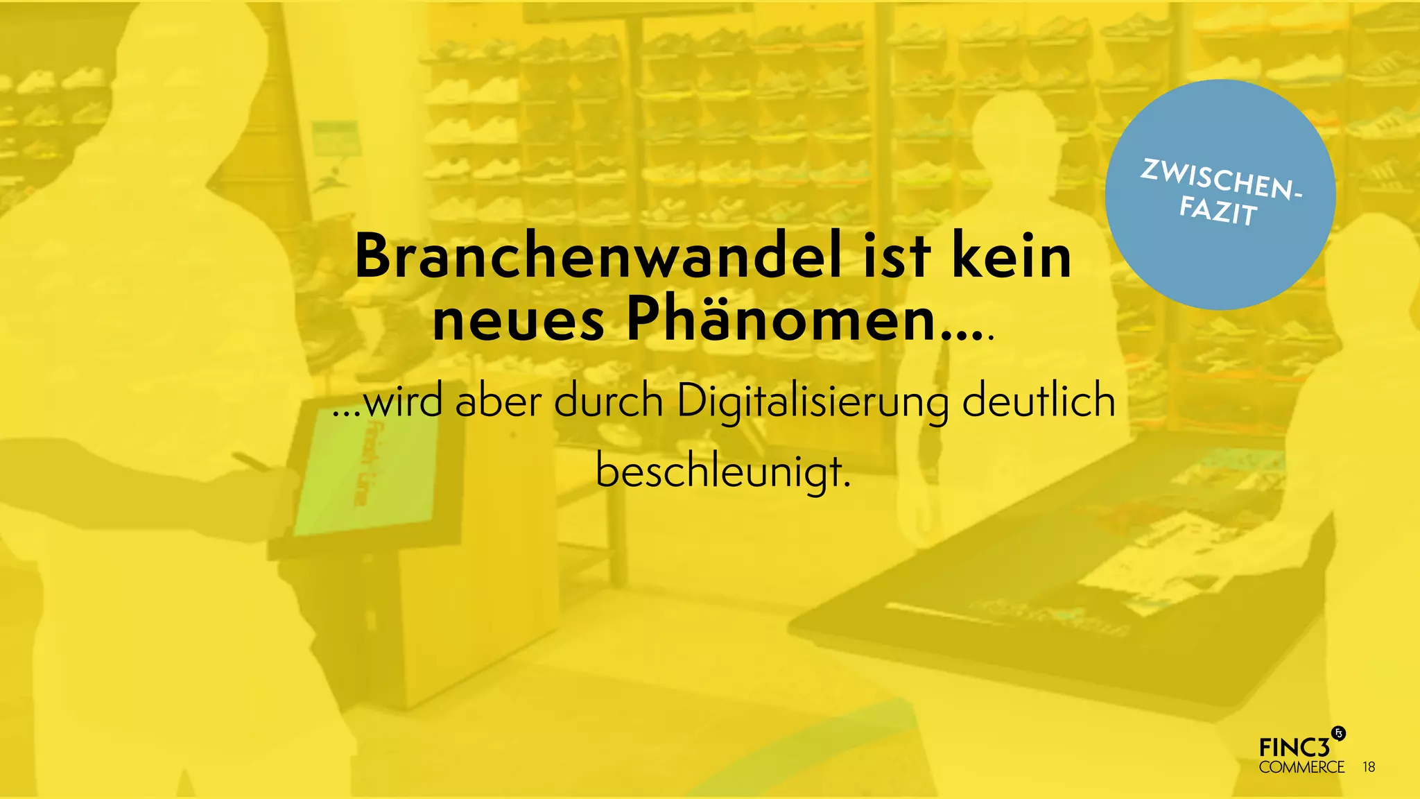 18
…wird aber durch Digitalisierung deutlich
beschleunigt.
Branchenwandel ist kein
neues Phänomen….
ZWISCHEN-
FAZIT
 