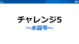 64
チャレンジ5
～水晶雫～
 