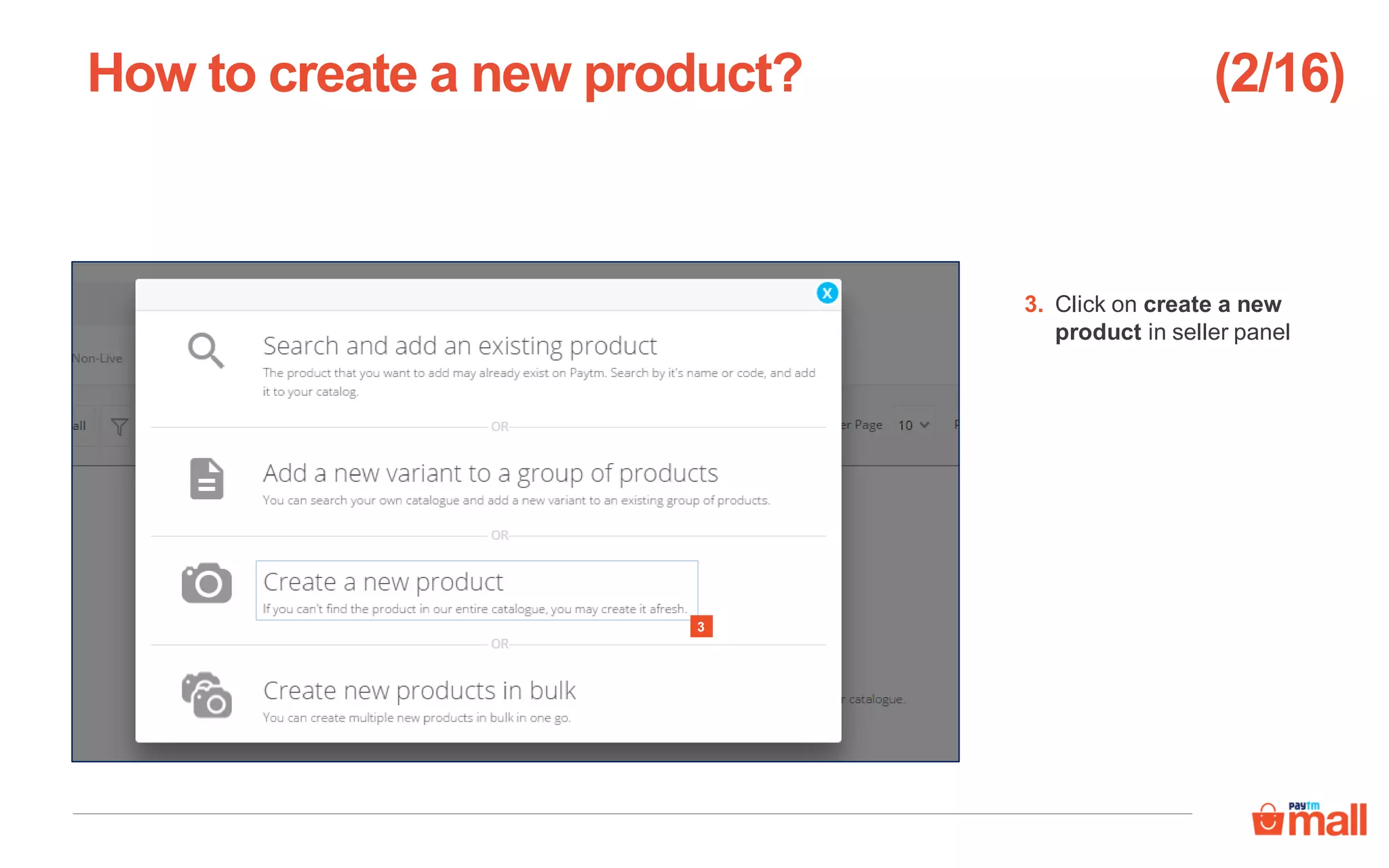 Click on create a new
product in seller panel
How to create a new product?
3
3.
(2/16)
 