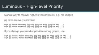 Making Ceph fast in the face of failure | PDF