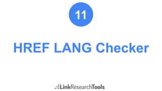 HREF LANG Checker
11
 