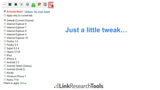 Just a little tweak…
 