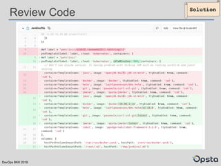 DevOps BKK 2018
Review Code Solution
 
