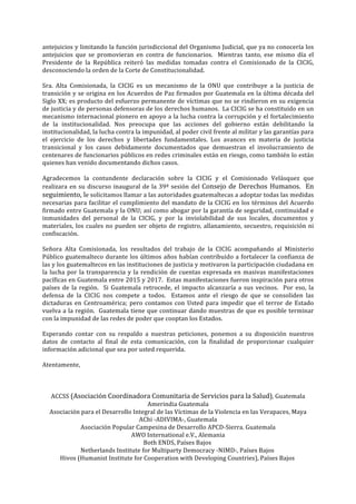 antejuicios	
  y	
  limitando	
  la	
  función	
  jurisdiccional	
  del	
  Organismo	
  Judicial,	
  que	
  ya	
  no	
  co...