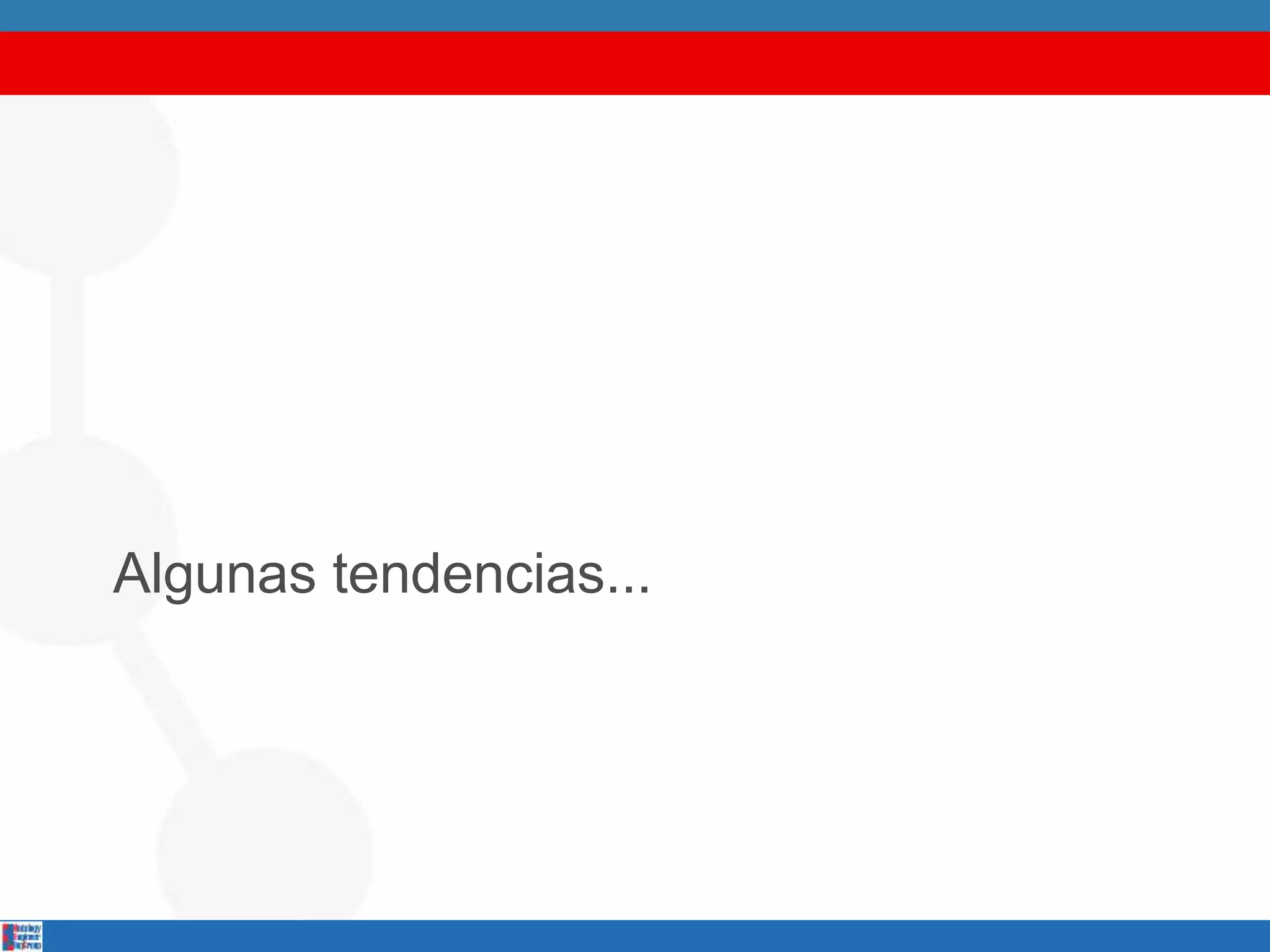 Algunas tendencias...
 