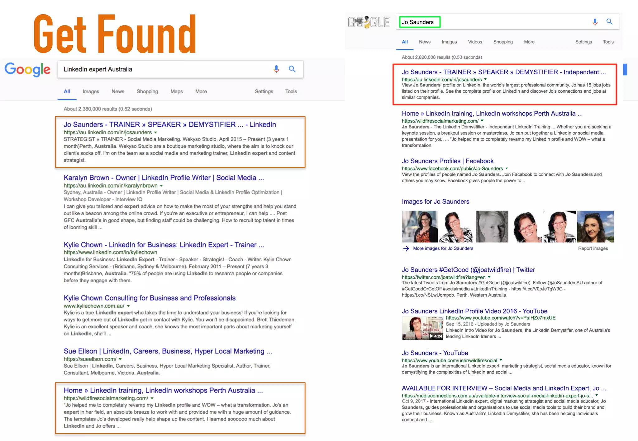 Get Found
 