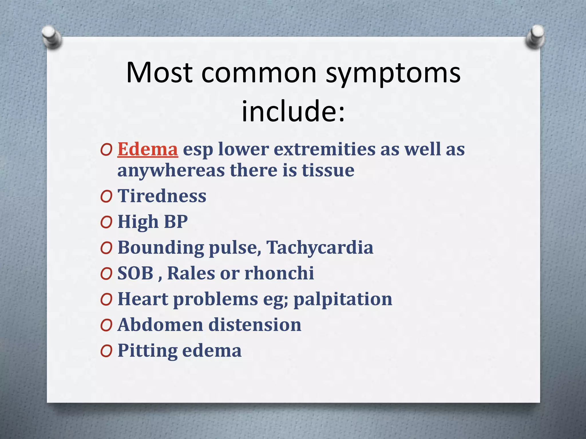 Hypervolemia (Fluid overload) | PPTX